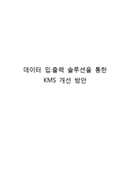 [MIS] 데이터 입,출력 솔루션을 통한 KMS 개선 방안 -우리은행 KMS 도입 사례-1