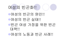 여성노동과 빈곤여성가정을 위한사회복지정책적 과제와 복지대책 파워포인트 PPT-4