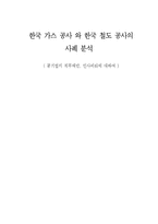 한국 가스 공사 와 한국 철도 공사의 사례 분석(공기업의 직무태만, 인사비리에 대하여)-1