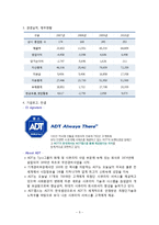 [글로벌기업 사례분석] 세계 1위 보안업체 ADT CAPS 캡스 - 기업전략 성공요인 마케팅 4P STP SWOT 분석(HWP)-5