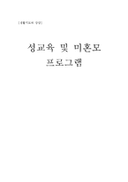 성교육 및 미혼모 프로그램-1