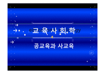 공교육과 사교육 비교, 공교육 붕괴현상 해결방안 제안-1