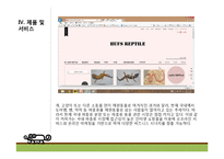 [창업계획서] 파충류 분양 인터넷 쇼핑몰 창업 사업계획서-6