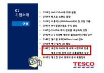 Tesco 테스코 기업분석과 테스코 글로벌마케팅전략분석및 테스코 성공요인 분석 PPT-5