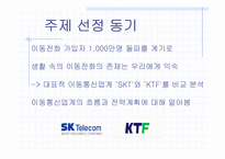 [경영전략] 이동통신업계 `SKT`와 `KTF` 비교분석 전략적계획수립-4