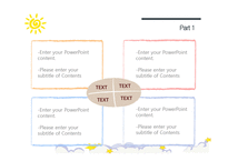 태양 구름 별 하늘  배경파워포인트 sky 예쁜 깔끔한 심플한 PowerPoint PPT 프레젠테이션-6