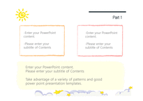 태양 구름 별 하늘  배경파워포인트 sky 예쁜 깔끔한 심플한 PowerPoint PPT 프레젠테이션-7