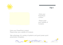 태양 구름 별 하늘  배경파워포인트 sky 예쁜 깔끔한 심플한 PowerPoint PPT 프레젠테이션-15