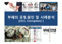 부패의 유형,원인 및 사례분석[(腐敗, Corruption)] -1