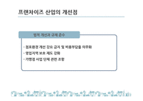 국내 프랜차이즈 산업 현황과 문제점 및 발전방안-17