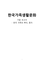 종가문화 연구 레포트-1