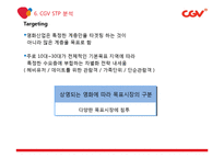 CGV 기업분석과 CGV 마케팅전략분석(3C,SWOT,STP,7P분석) PPT레포트-20