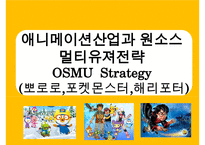 애니메이션산업과 원소스멀티유져전략 OSMU Strategy-1