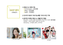 BEYOND 비욘드 기업분석과 비욘드 마케팅 SWOT,STP,4P전략분석및 향후전망과 전략제안 PPT-9