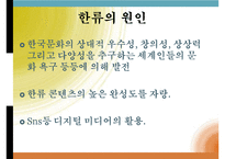 한류(사회학개론, 한류영향, 한류종류, 한류원인, 한류장단점, 한류지속성) PPT, 프레젠테이션-9