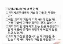 [지역사회복지실천의 기술] 지역사회사정의 개요, 지역사회복지실천의 욕구사정, 지역사회복지프로그램 기획과 평가방법, 사회복지사의 기술 수정 다운 홍보-13