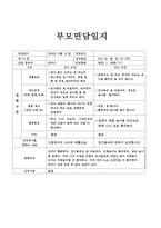 만2세 부모상담일지, 만2세 2학기 부모상담일지 14명 분량-5