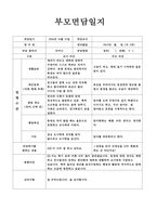 만2세 부모상담일지, 만2세 2학기 부모상담일지 14명 분량-13