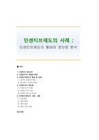 인센티브제도의 사례 ; 인센티브제도의 형태와 장단점 분석-1