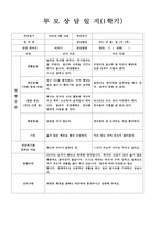 만2세 부모상담일지, 만2세 1학기 부모상담일지 13명 분량-5