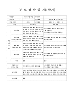 만2세 부모상담일지, 만2세 1학기 부모상담일지 13명 분량-9