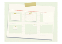 노트 포스트잇 공지 공책 메모 알림장 심플한 깔끔한 예쁜 배경파워포인트 PowerPoint PPT 프레젠테이션-2