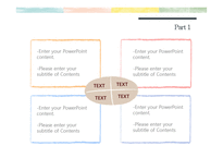 파랑빨강노랑초록 파스텔톤 예쁜 심플한 깔끔한 발표 배경파워포인트 PowerPoint PPT 프레젠테이션-7