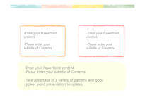 파랑빨강노랑초록 파스텔톤 예쁜 심플한 깔끔한 발표 배경파워포인트 PowerPoint PPT 프레젠테이션-8