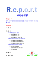 [사회복지론] 한국 사회복지협의회의 발전과정과 현황을 살펴보고 발전방안에 대해 서술해 보시오-1