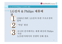 LG 전자의 전략적 제휴 사례연구-IBM과 Phillps-17