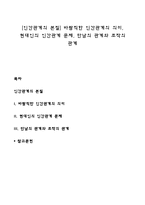 [인간관계의 본질] 바람직한 인간관계의 의미, 현대인의 인간관계 문제, 만남의 관계와 조작의 관계-1