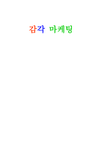 감각 마케팅 레포트-1