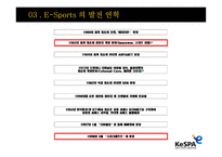 E Sports E Sports 정의 E Sports 보급화 요인 E Sports 발전 연혁-16