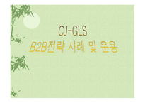 CJGLSBB전략 사례 및 운용-1