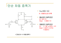 차동 증폭기 Differential Amplifier1-2