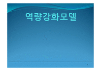 역량강화 모델 레포트-1